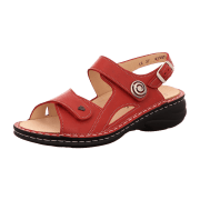 FinnComfort Denia Pomodore (Rot) - Sandale mit loser Einlage - Marken , Rot, leder (nube)
