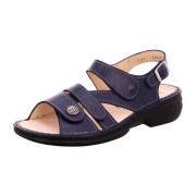 FinnComfort Gomera Blau - Sandale mit loser Einlage - Marken , Blau, leder (yuka)