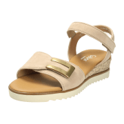 Gabor comfort 62756-30 Sand (Beige) - elegante Sandale - Damenschuhe Sandalette / Sling, Beige, leder (samtchevreau)