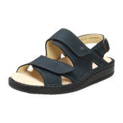 FinnComfort Toro-Soft Nautic (Dunkelblau) - Sandale - Marken , Blau, leder (nubukvienna)