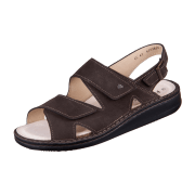 FinnComfort Toro-Soft Slate (Dunkelbraun) - Sandale - Marken , Braun, leder (nubukvienna)