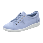 Ecco Soft 2 Schuhe blau dusty blue Damen Schnürer