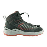 LOWA Zirrox II GTX Mid JR Altrosa/Eisblau - Kinderschuhe Teens Mädchen Gr. 25 - 42, Mehrfarbig