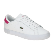 Lacoste Powercourt Schuhe Sneakers weiß pink Damen 0086