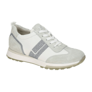 Paul Green Sneaker Schuhe weiß Glitzer 5392