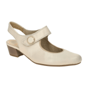 ara Catania Sling Pumps beige Seidenglanz 12-63613