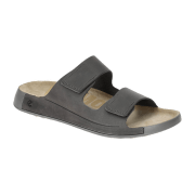Ecco Cozmo Herren Pantolette grau steel Klett 500904