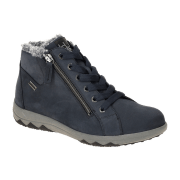Waldläufer Teresa Winter Stiefelette blau H-Weite Waterproof 961971