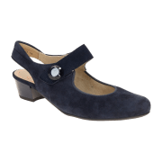 ara Catania Sling Pumps dunkelblau Velour 12-63613
