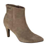 s.Oliver Stiefeletten Damen taupe Ankle Boots Velour 5-25316
