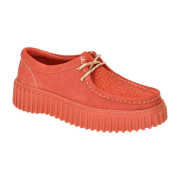 Clarks Torhill Bee Plateau Schuhe rot coral Mokassin 26181187