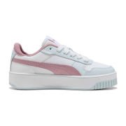 Puma Carina Street Sneaker Mädchen 12 - PUMA white/pale plum/PUMA silver 38.5