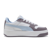 Puma Carina Street Sneaker Mädchen 12 - PUMA white/pale plum/PUMA silver 38.5