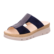 Gabor Glamour Pantoletten blau Glitzer 63.721.16