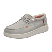 Fusion Lily 12443 lt grey Canvas washed