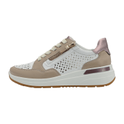 ara Garda Sneaker shell weiß altrosa