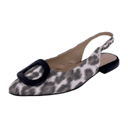 Brunate lino pard/nappa nero