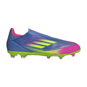 adidas Performance adidas F50 League Laceless FG/MG Fußballschuhe IE1242 - core black/iron met./lucid red 44