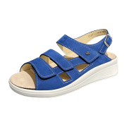 FinnComfort Pinto Atoll (Blau) - Sandale mit loser Einlage - Marken , Blau, leder (orida)