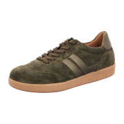 Gabor Schuhe Retro-Sneakers grün oliv Velour 73.300.11