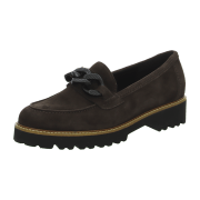 Gabor Fashion Schuhe Slipper braun Velour 75.240.38