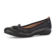 Gabor Ballerina schwarz Leder Schlaufe 04.165.27