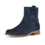 Gabor Comfort klassische Stiefelette blau Velour 72.790.46