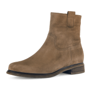 Gabor comfort klassische Stiefelette braun nut Velour 72.790.34