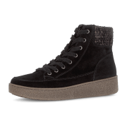 Gabor comfort Gabor Stiefelette schwarz Velour H-Weite 72.835.47