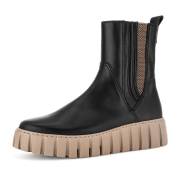 Gabor Plateau Stiefelette schwarz beige 76.781.67