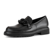 Gabor Schuhe Slipper schwarz matt H-Weite 72.554.67