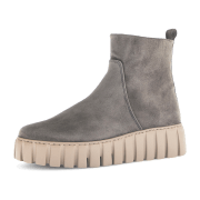 Gabor comfort 76780-30 Braun - ungefütterte Stiefelette - Damenschuhe Modische Stiefelette / Boots, Braun, leder (dreamvelour)