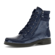 Gabor Fashion Stiefelette blau Lack 74.672.96