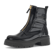 Gabor Stiefel schwarz Lack Front-Zip 71.763.97