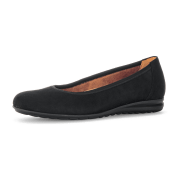 Gabor comfort Ballerina schwarz Soft Nubuk 72.620.47