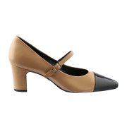 Högl Paris Pumps braun schwarz Mary Jane 5620