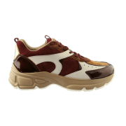 Högl Faith Schuhe Sneaker rot braun Chunky-Stil 5302