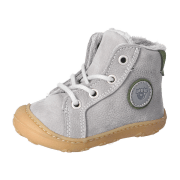 Ricosta Georgie 1202402461 Graphit/Grün (grau) - Winterstiefel für Jungen Baby - Kinderschuhe Gefütterte Kinderstiefel Gr. 18 - 42, Grau, leder (barbados)