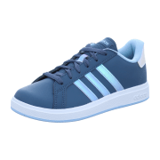 adidas Grand Court Lace Tennis Sneaker Kinder JR6095 - preloved ink/cloud white/clear sky 38 2/3