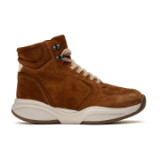 Xsensible SWX24 Cognac (Braun) - gefütterte Stiefelette - Damenschuhe Bequeme Stiefel / Stiefeletten, Braun, leder