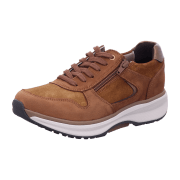 Xsensible New Jersey Cognac (Braun) - sportlicher Schnürschuh - Damenschuhe Bequeme Schnürschuhe, Braun, leder (stretchleder)