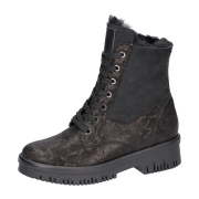 Waldläufer Alea Warmfutter Stiefeletten schwarz gemustert H-Weite