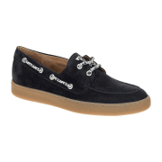 Paul Green Schuhe blau Mokassin im Bootsschuh Stil 1185