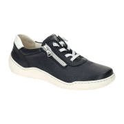 Waldläufer Milena Schuhe blau weiß K-Weite 612003