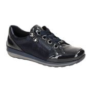 ara Osaka Schuhe Sneaker blau Metallic Lack 12-64587