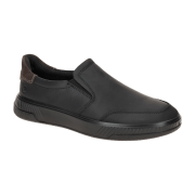 Ecco Move Slipper schwarz Herren Schuhe Fettleder 551614