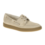 Paul Green Schuhe beige Mokassin im Bootsschuh Stil 1185