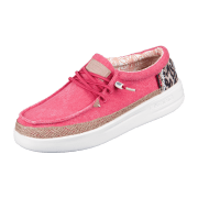 Fusion Lily 12442 scarlet Linen
