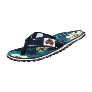 Gumbies Original 2252 blue hibiscus
