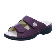 FinnComfort Zeno Bordo (Rot) - Pantolette - Marken , Rot, leder (nube/stretchcamo)